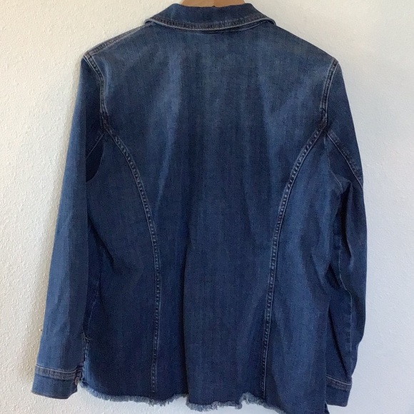 Chico’s Denim Jacket size 3 - Picture 4 of 8